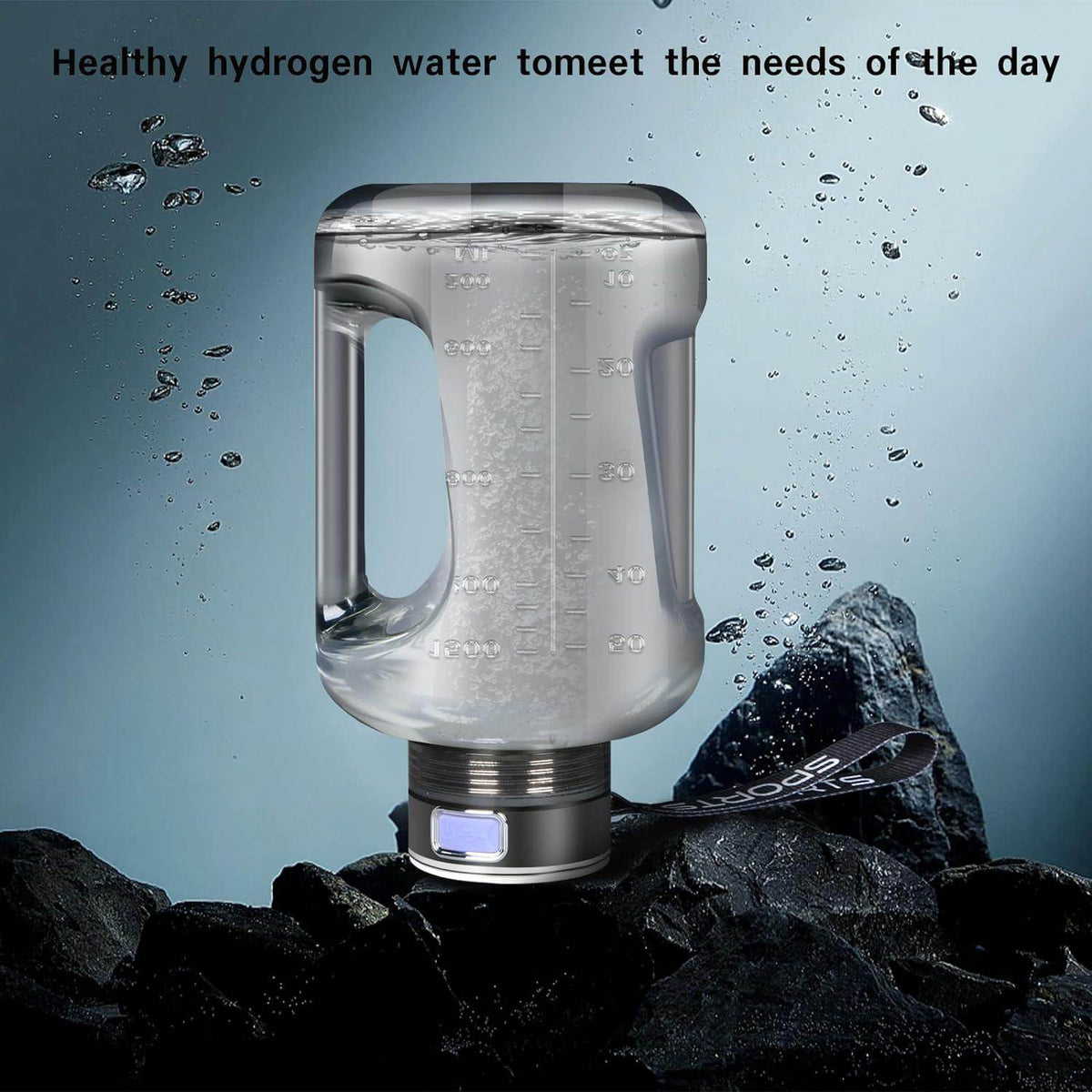 Portable Hydrogen Water Bottle 1.5L Rich Molecular