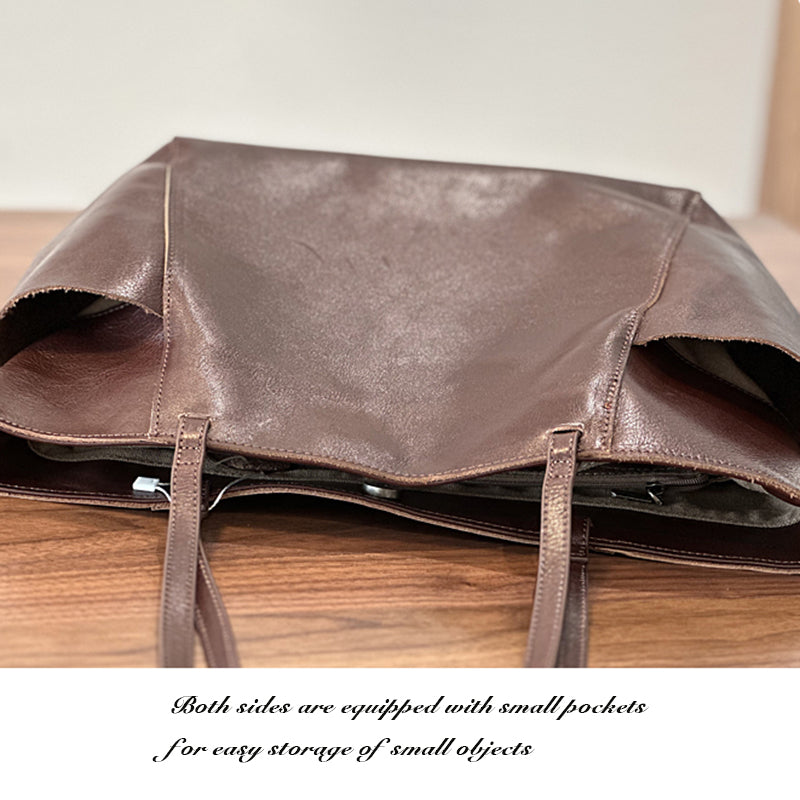 Women’s Large Full-Grain Leather Tote