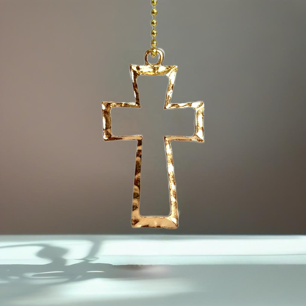 Christian Cross Charm - Tumbler Handle Charm