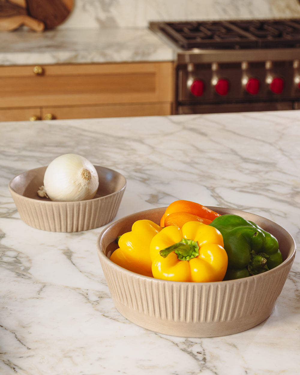 Earth Lines Pasta Bowl - Set of 4