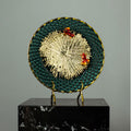 Luxury "Harmony in Water" Brass and Glass Fish Sculpture
