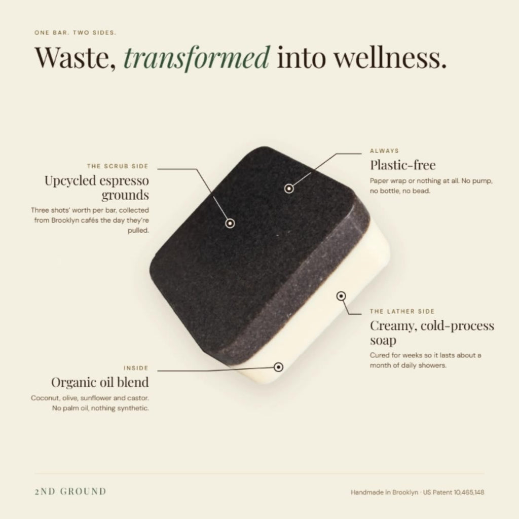 3-Bar Pack — Upcycled Coffee Soap Set