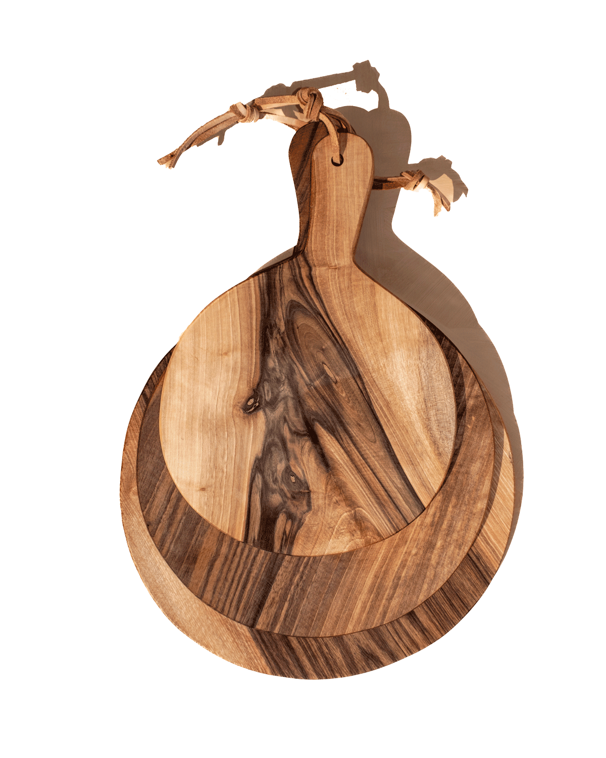Round Walnut Cutting Boards