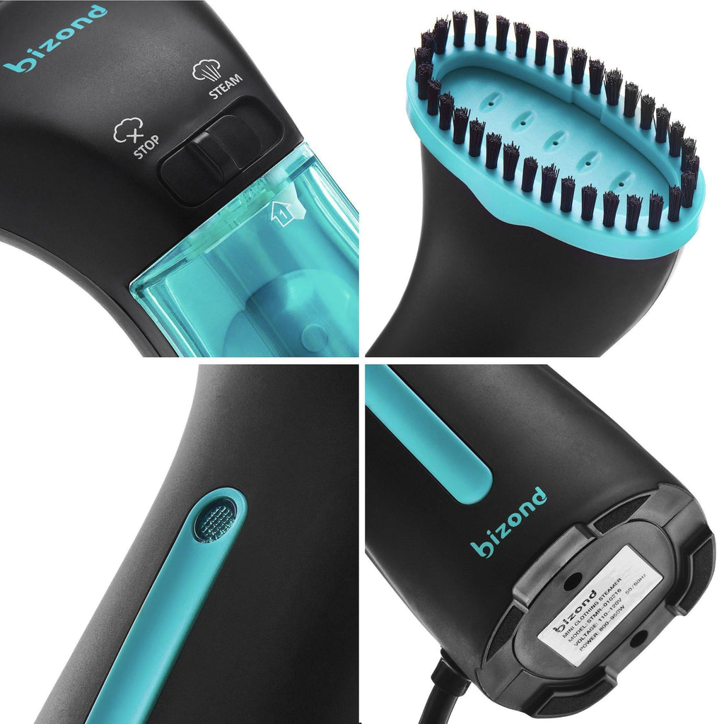 Compact Handheld Garment Steamer — Black