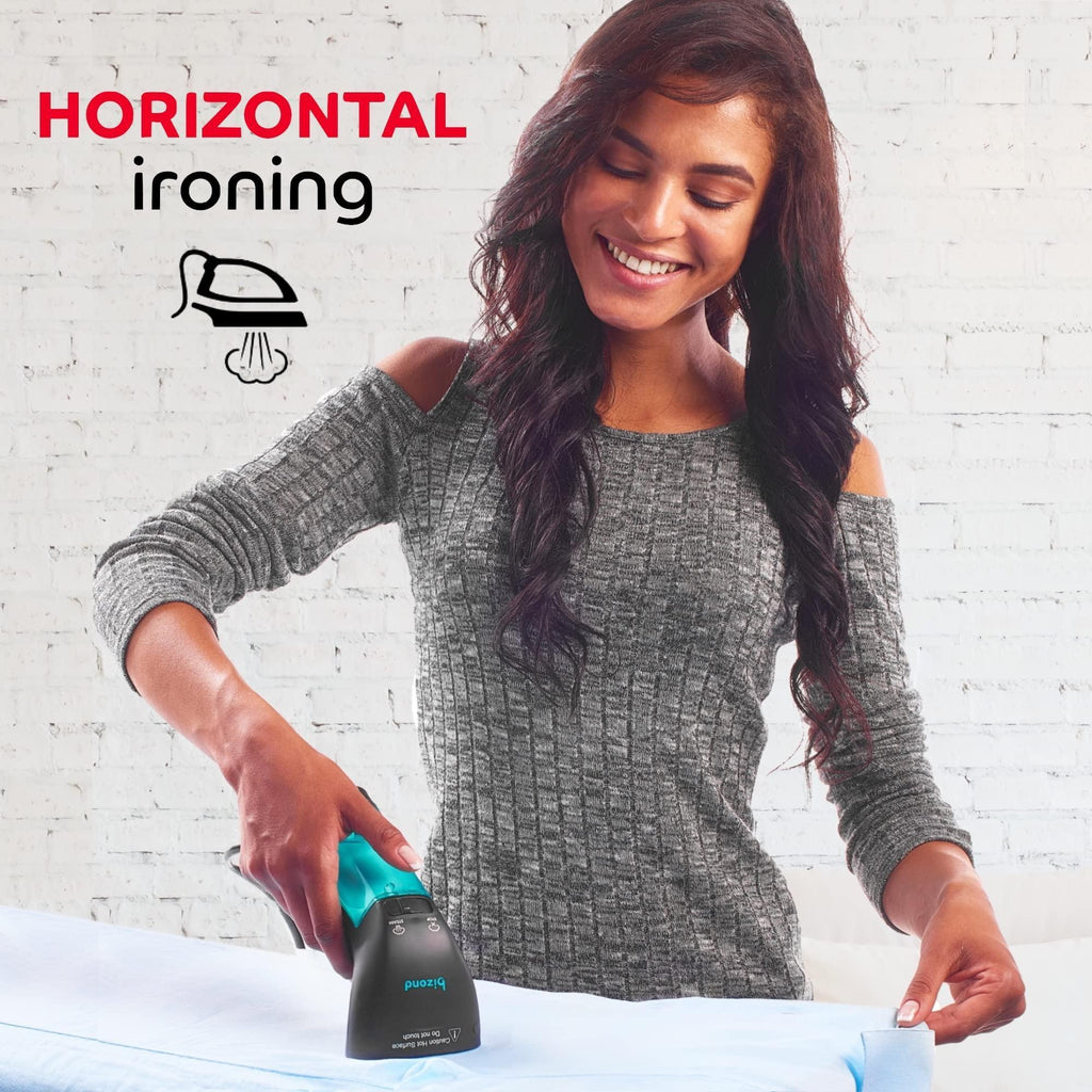 Compact Handheld Garment Steamer — Black