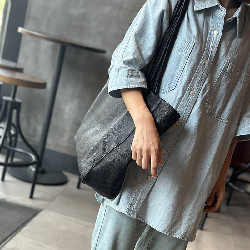 Women’s Full-Grain Leather Work Tote