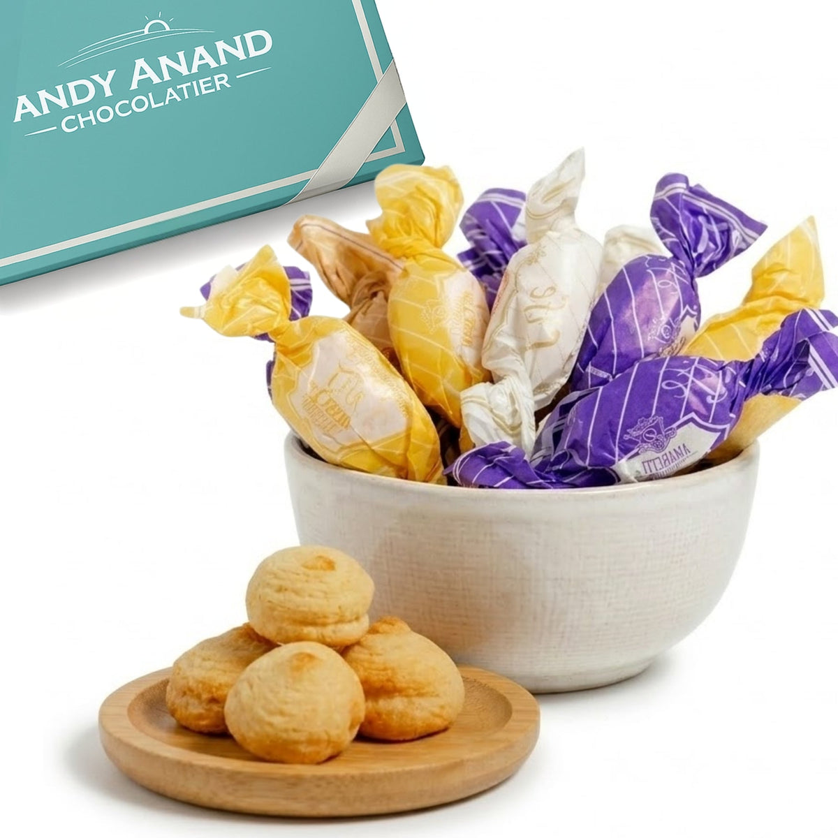 Andy Anand Italian Amaretti Cookie Gift Box