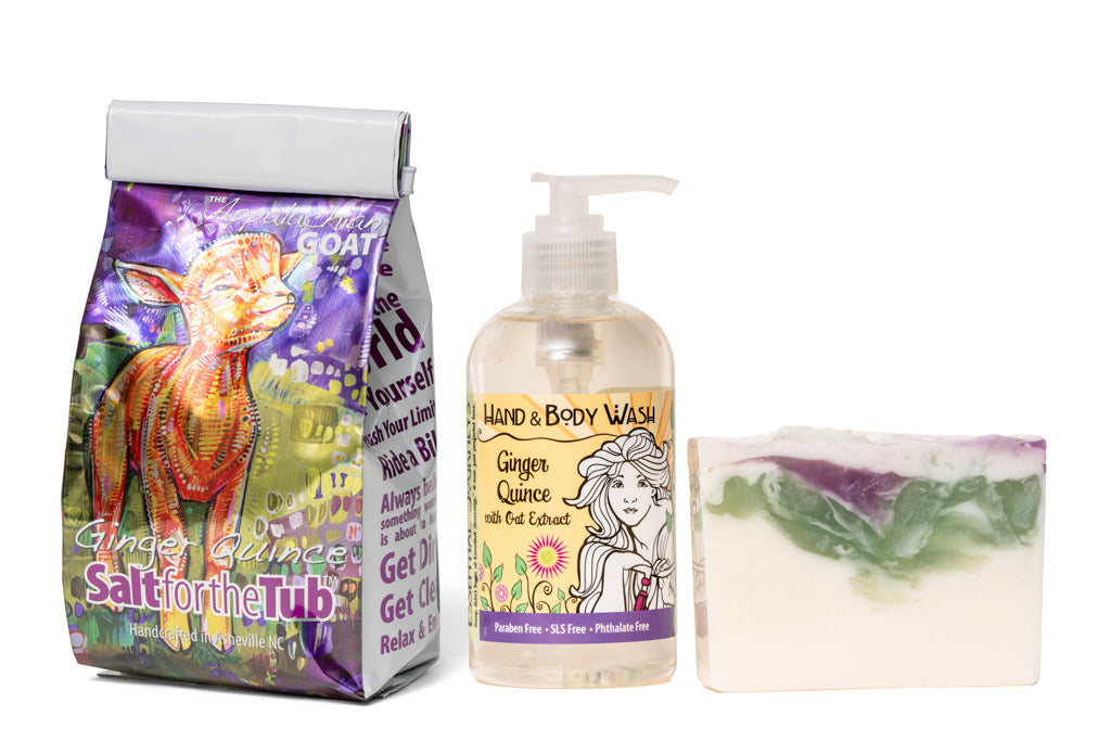 Ginger Quince Bath Gift Set