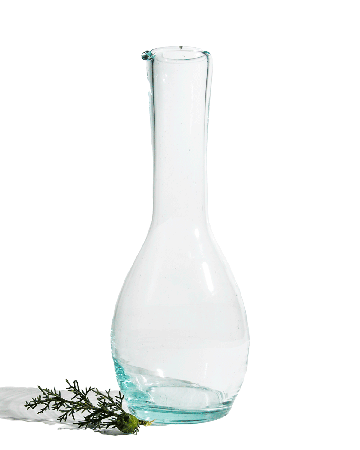 Divers Recycled Glass Tall Bottle Carafe