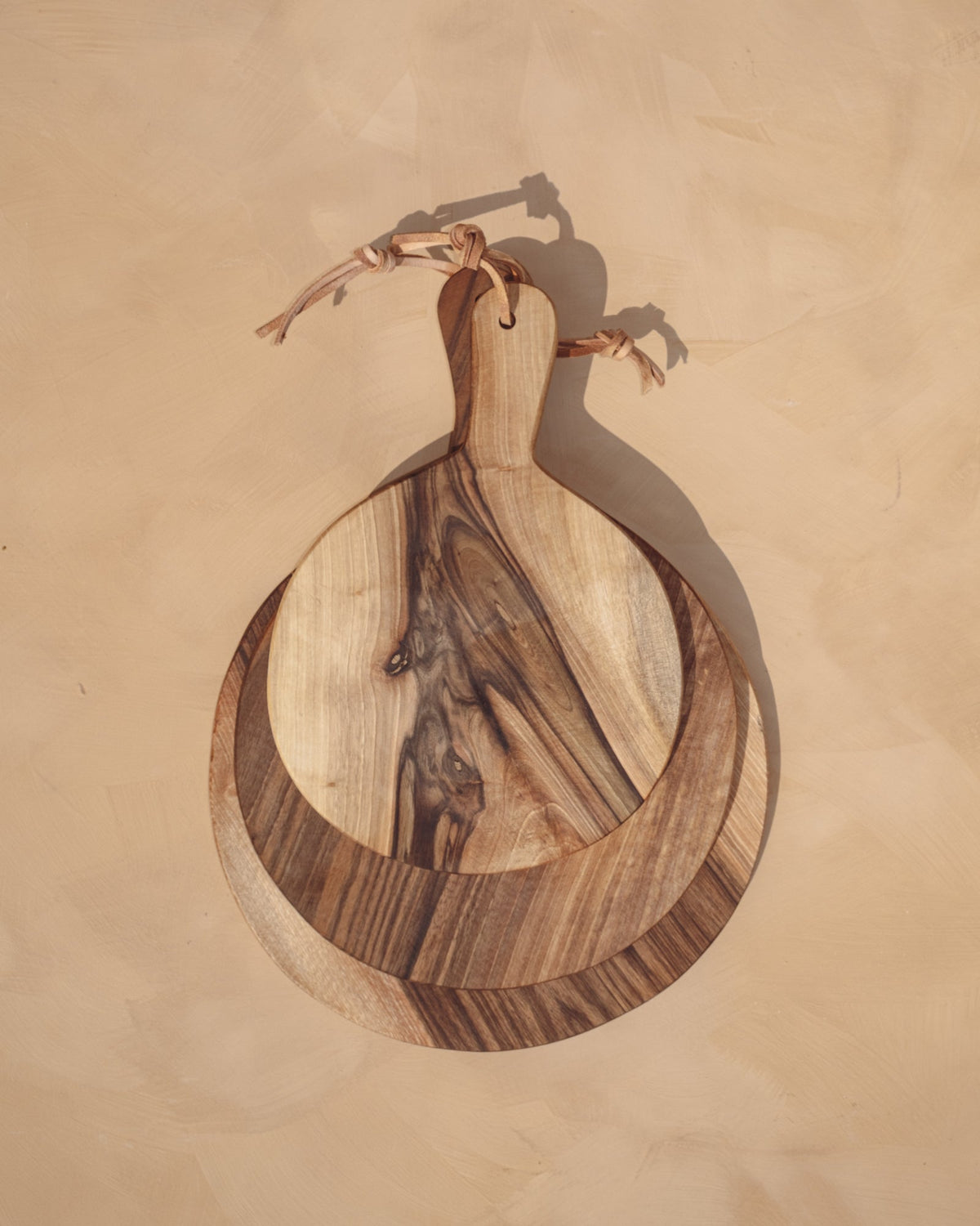 Round Walnut Cutting Boards
