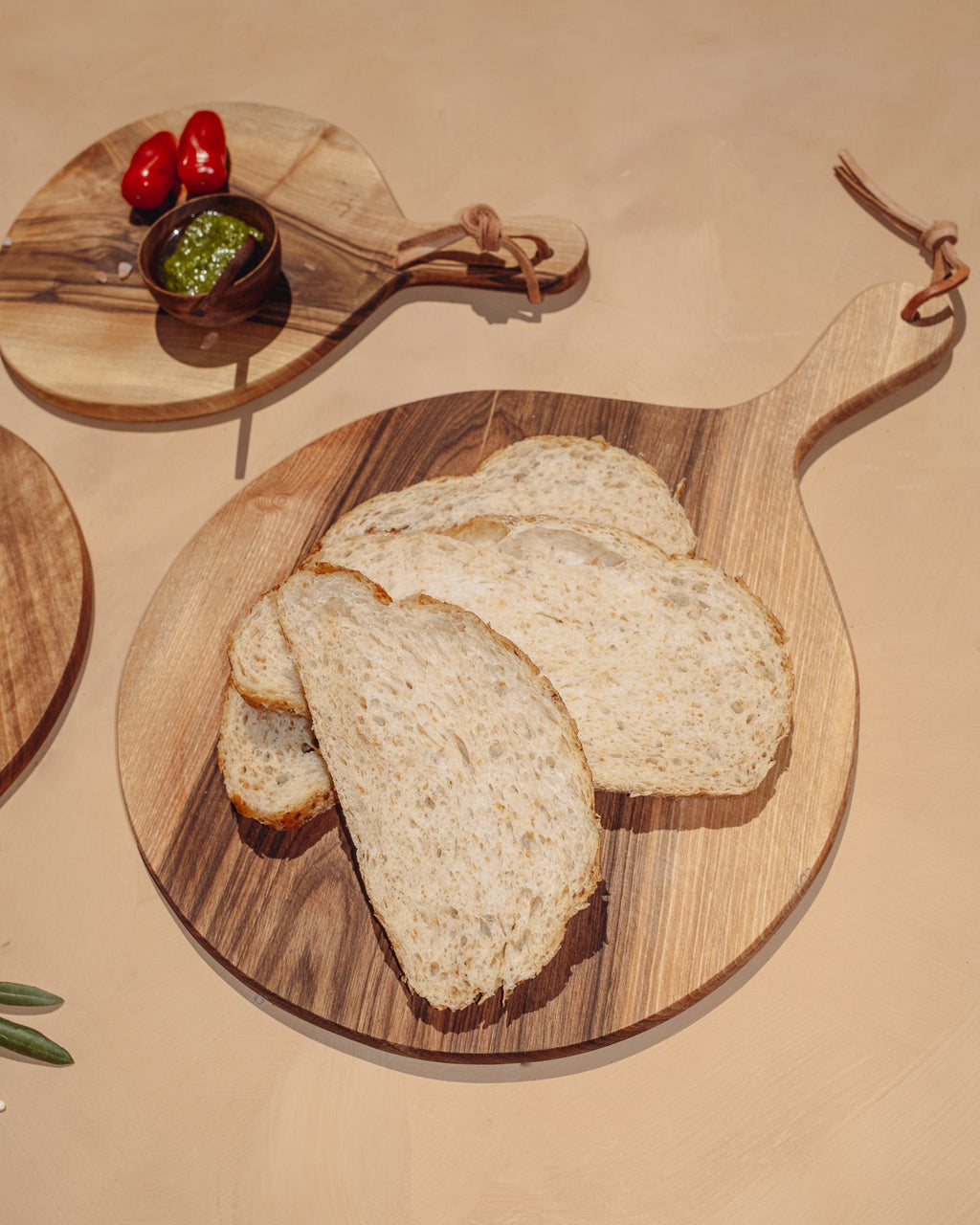 Round Walnut Cutting Boards