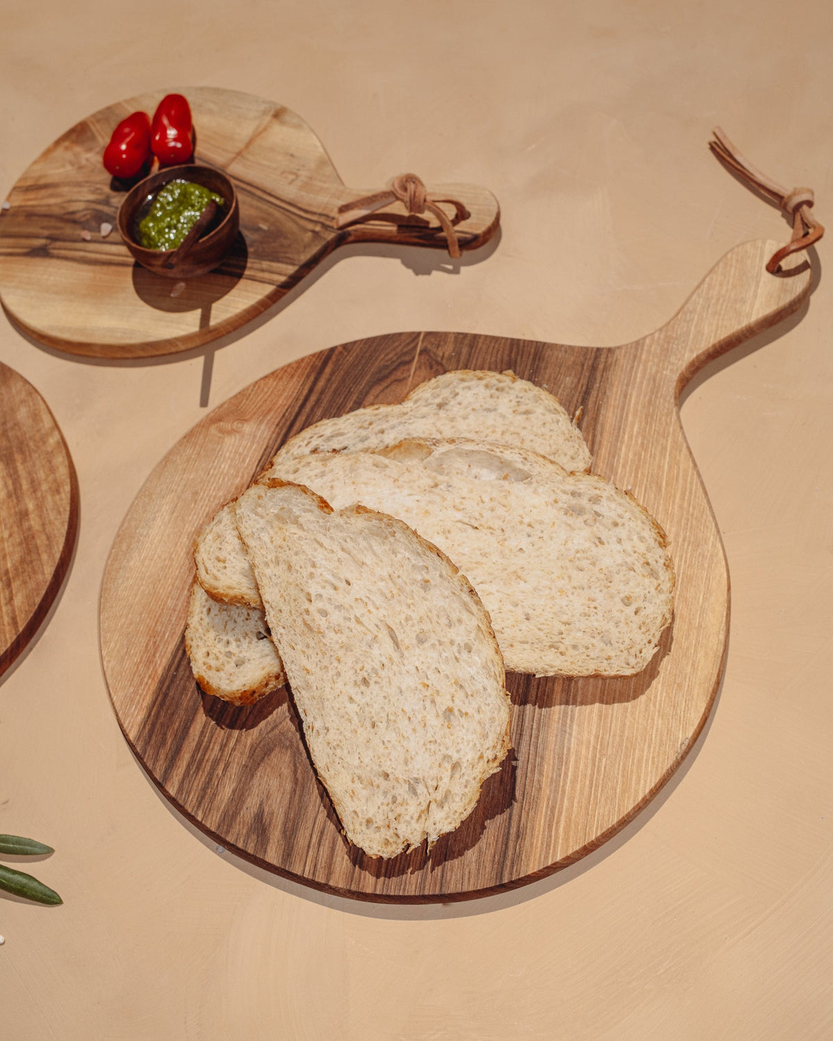 Round Walnut Cutting Boards