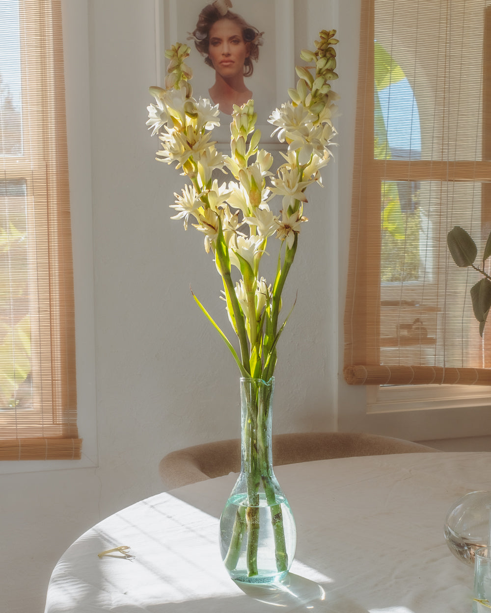 Divers Recycled Glass Tall Bottle Carafe
