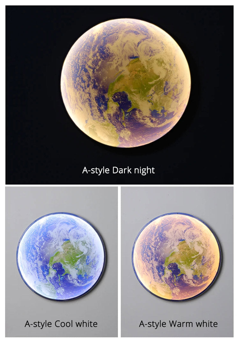 Romantic Moon&Earth Wall Atmosphere Lamp