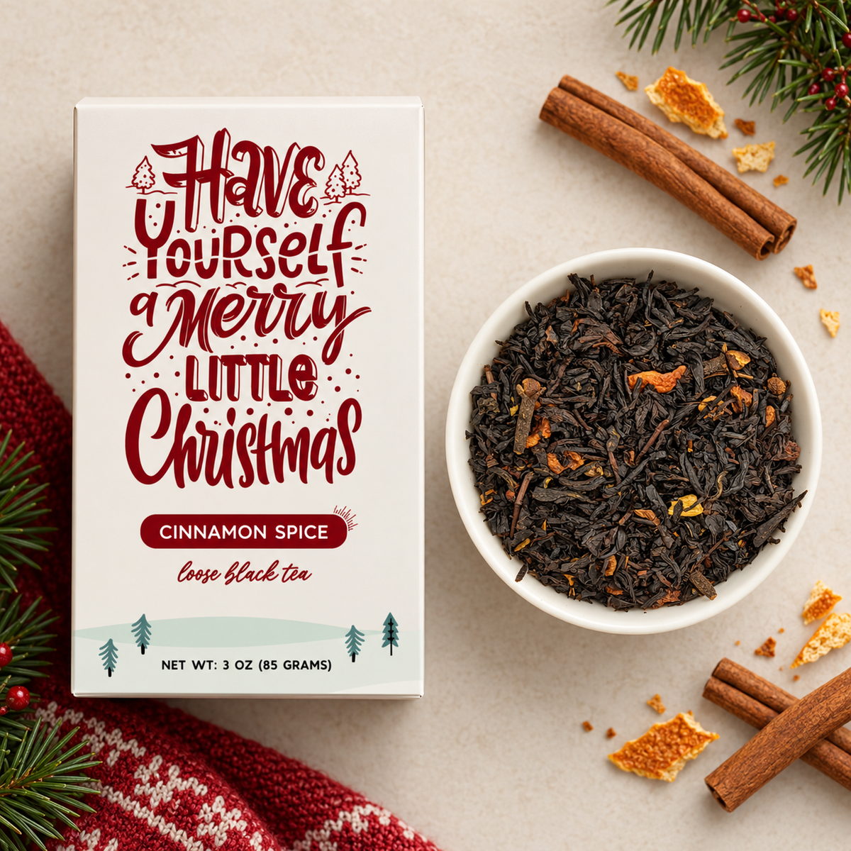 Cinnamon Spice Holiday Tea (Merry Christmas)