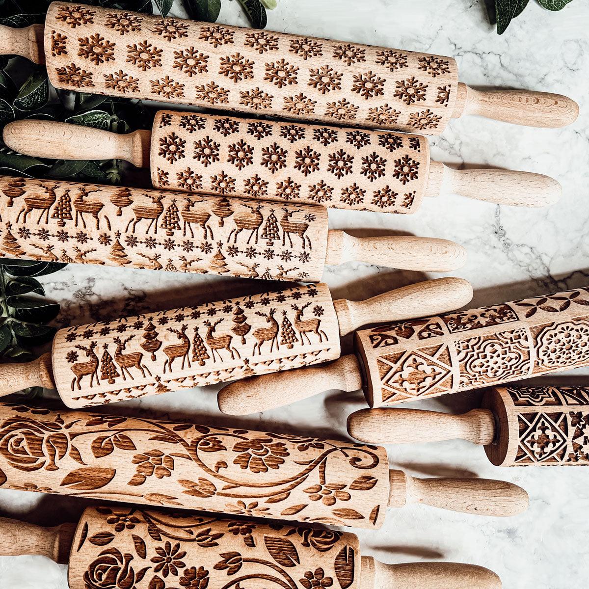 Christmas Rolling Pin Set | 10 Styles