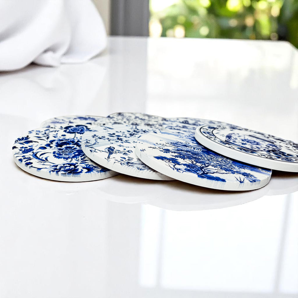 Blue & White Chinoiserie Coasters