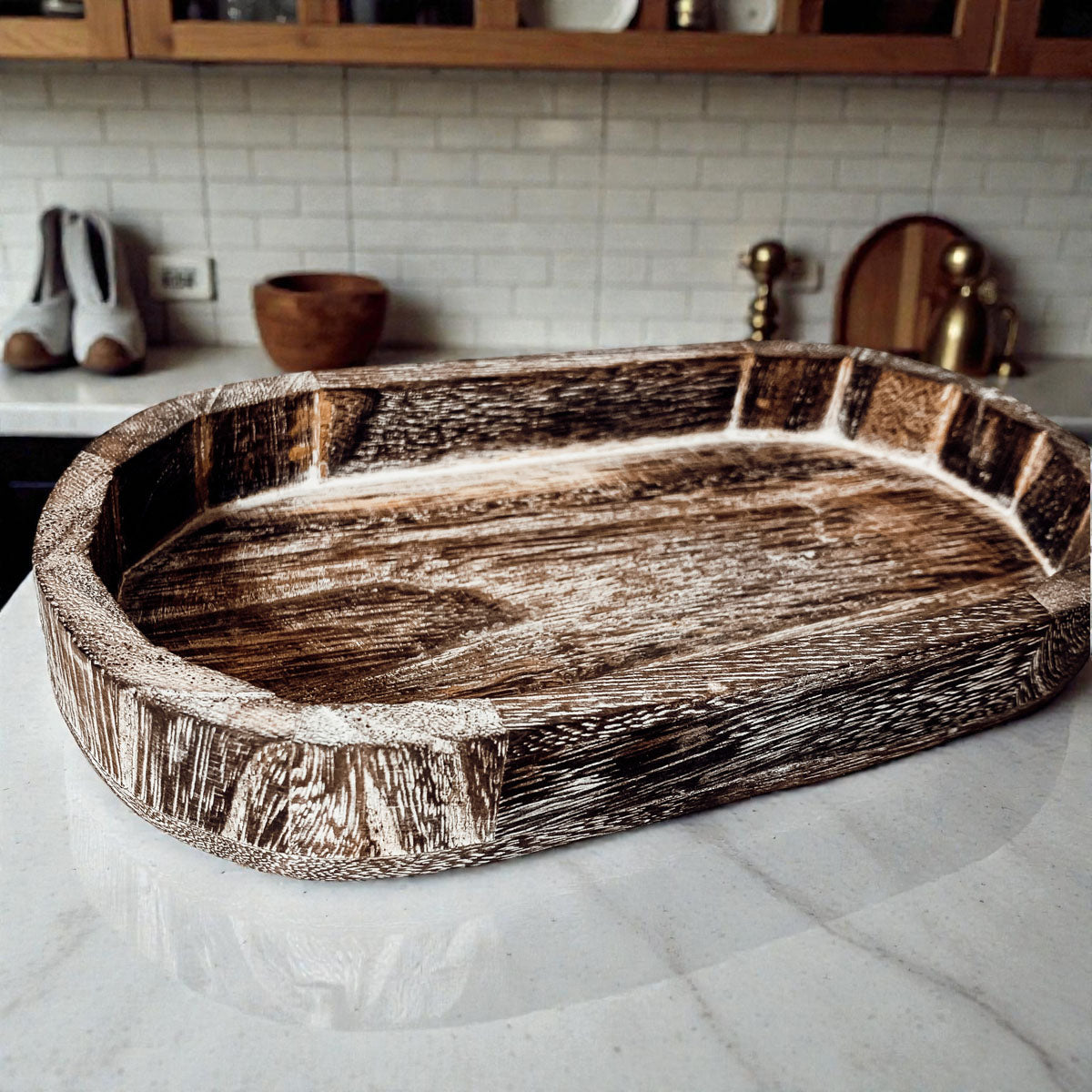 Rustic Wood Tray