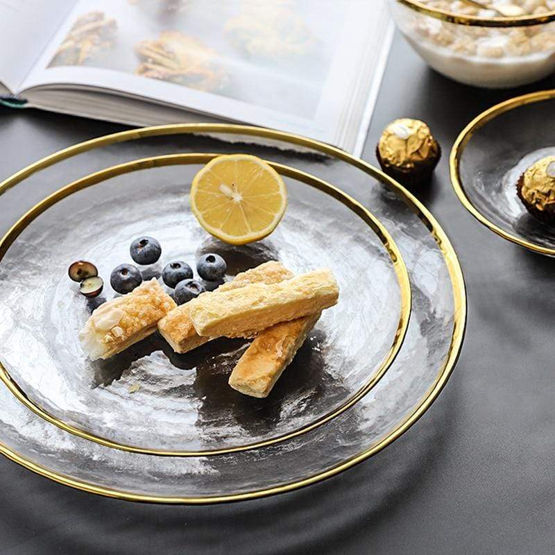 Japanese Gold Edge Ice Plate Collection