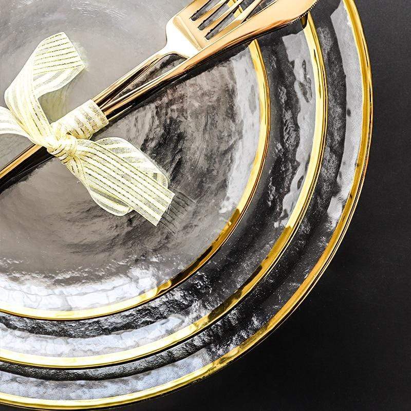 Japanese Gold Edge Ice Plate Collection