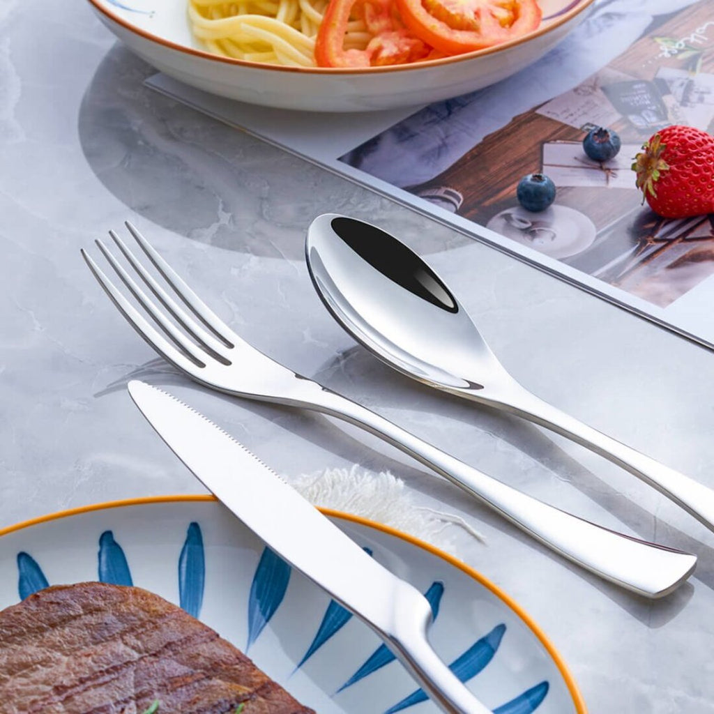 Jet Black Cutlery Set