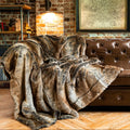 Lutetia Super Soft Fuzzy Thick Throw Blanket