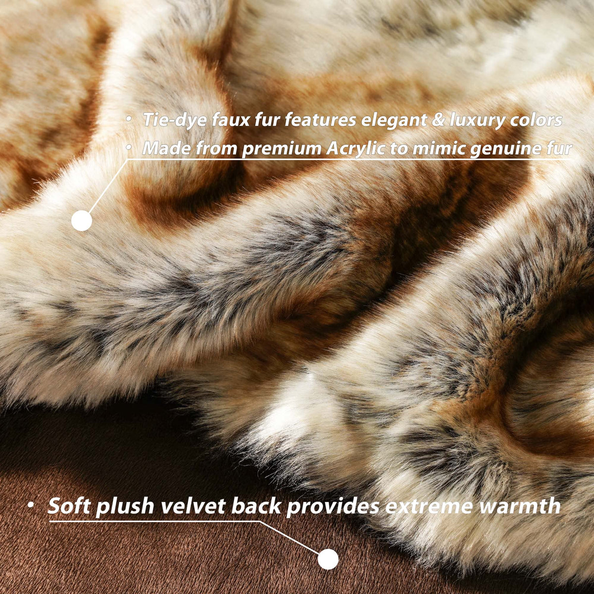 Lutetia Super Soft Fuzzy Thick Throw Blanket