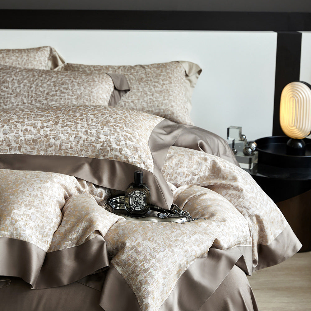Luxury American 120S Tencel Cotton Jacquard  Bedding Set