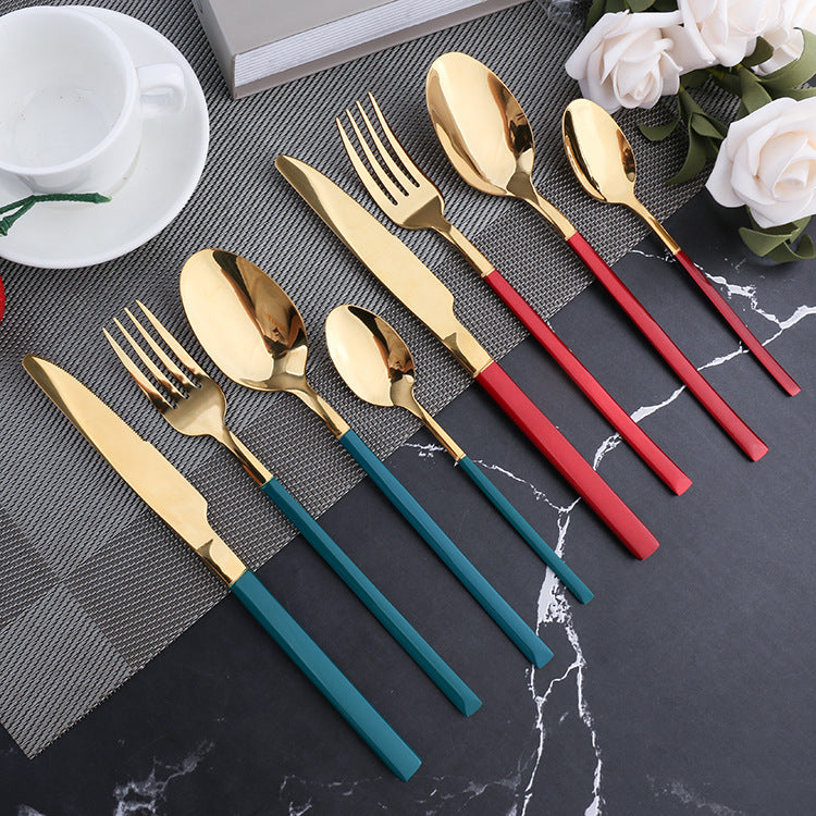 Luxury Italy Cutlery Steel Set