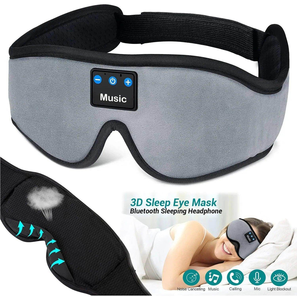 Wireless Sleep Headphones for Side Sleepers