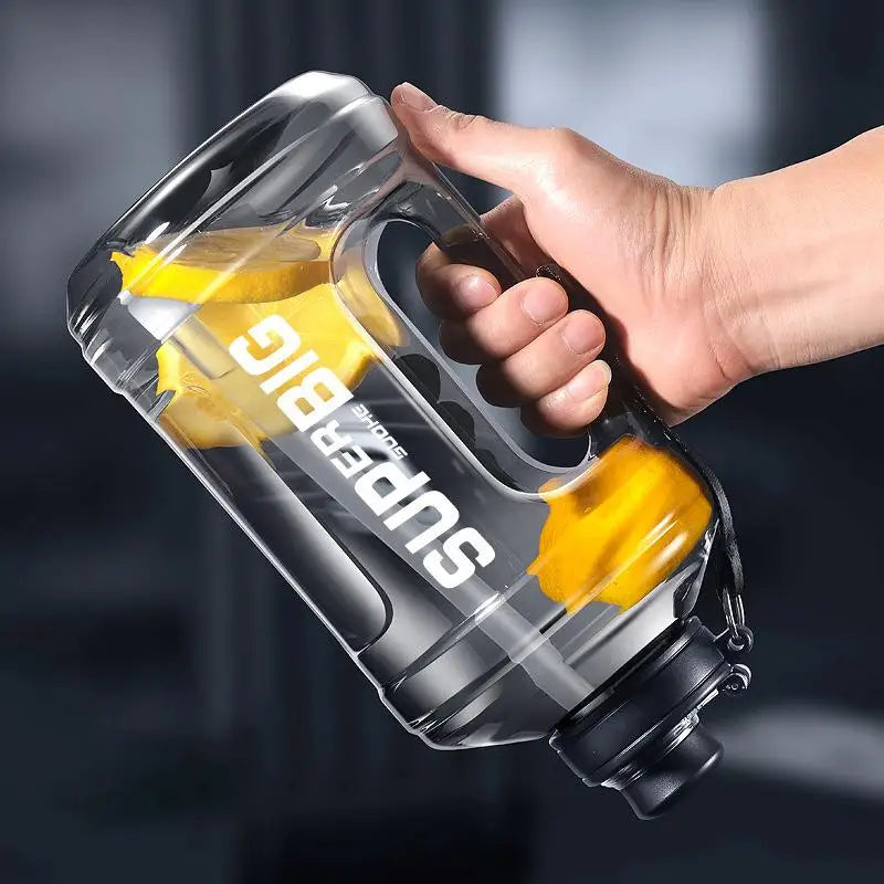 Large-Capacity Water Bottle with Straw