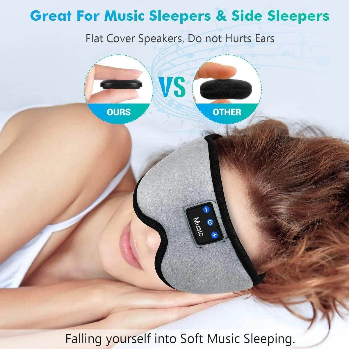 Wireless Sleep Headphones for Side Sleepers