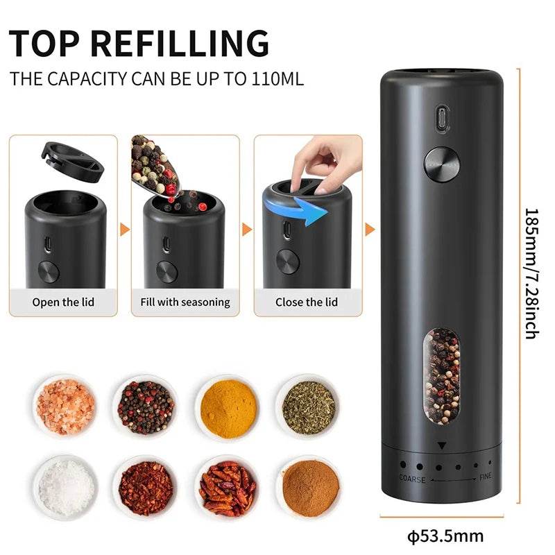 Rechargeable Electric Pepper Grinder