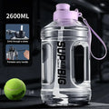 Large-Capacity Water Bottle with Straw