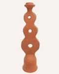Moroccan Unglazed Terracotta Candle Holder- Infinity