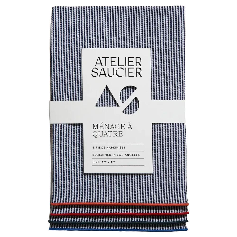 Atelier Saucier - 'Americana Stripe' Napkins (4CT)