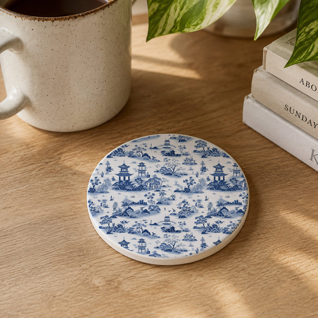 Blue & White Chinoiserie Coasters