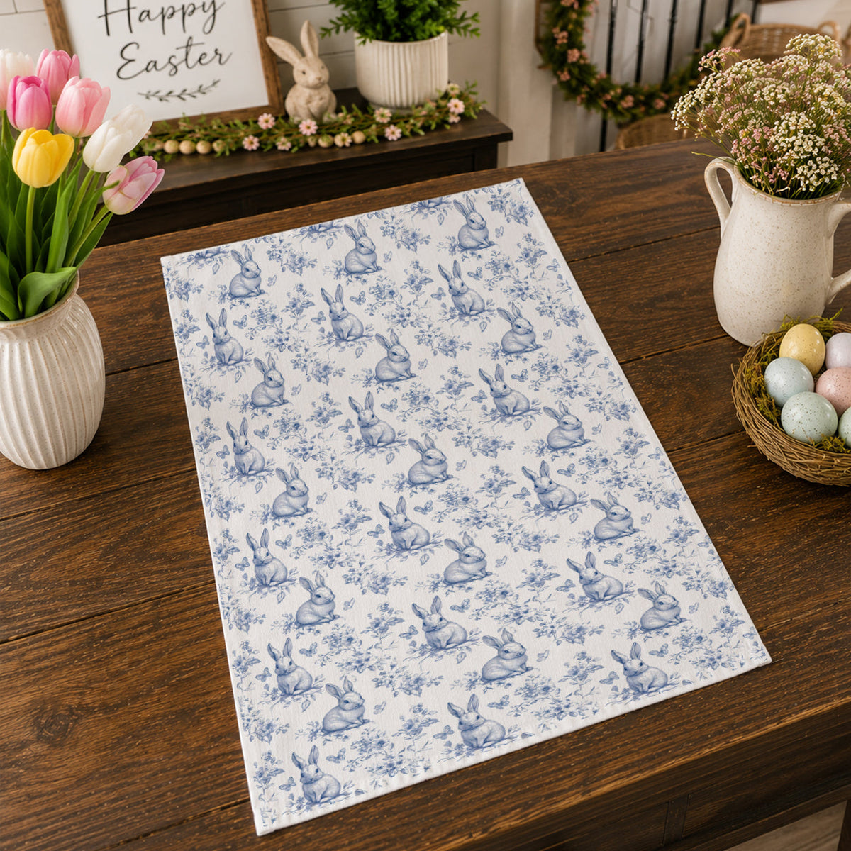 Blue Toile