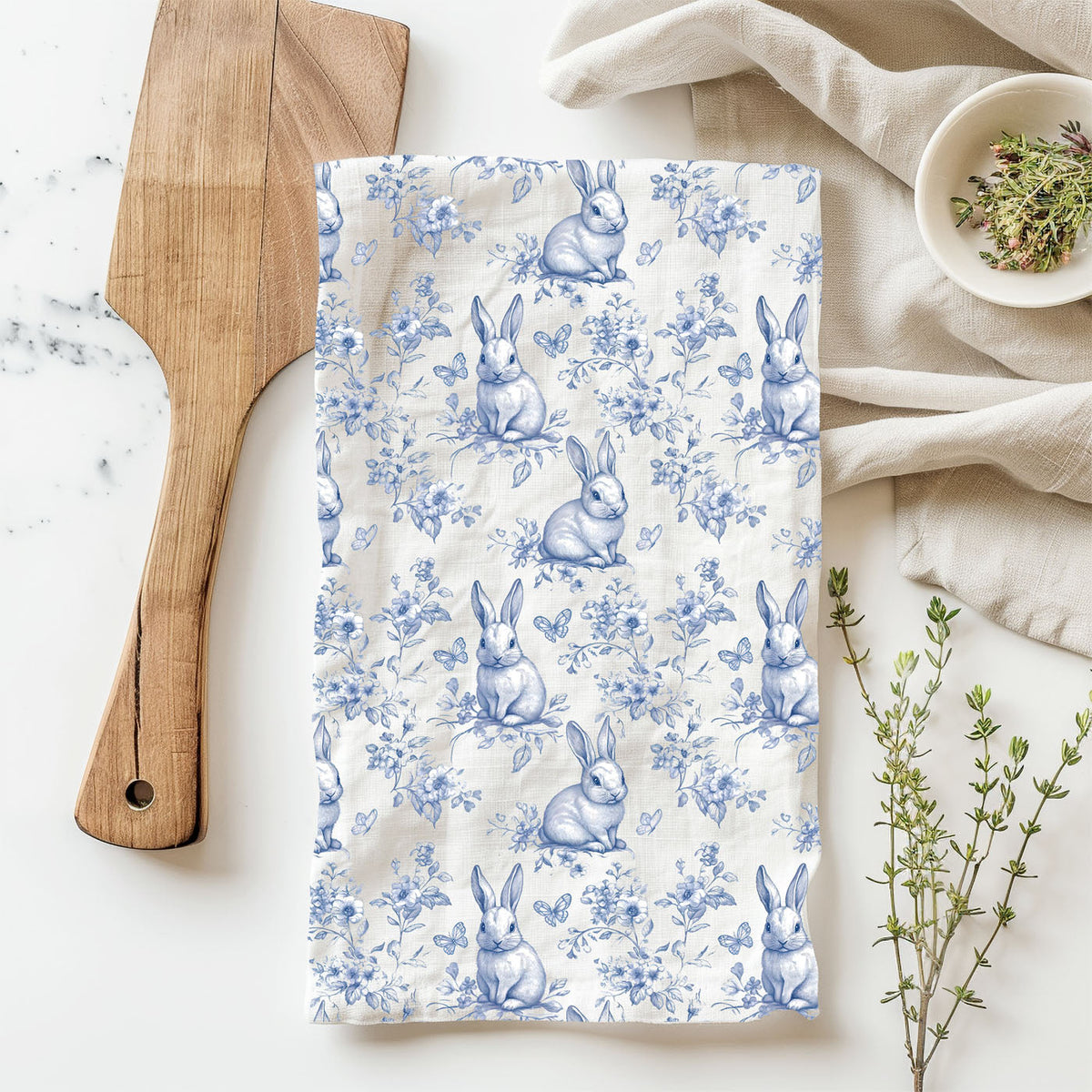 Blue Toile
