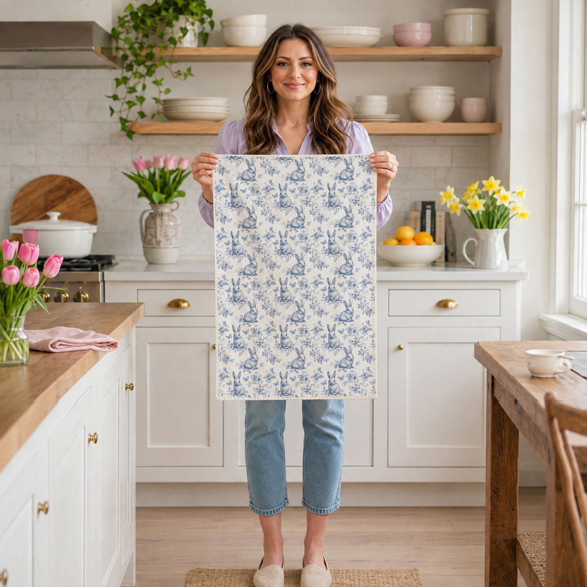 Blue Toile