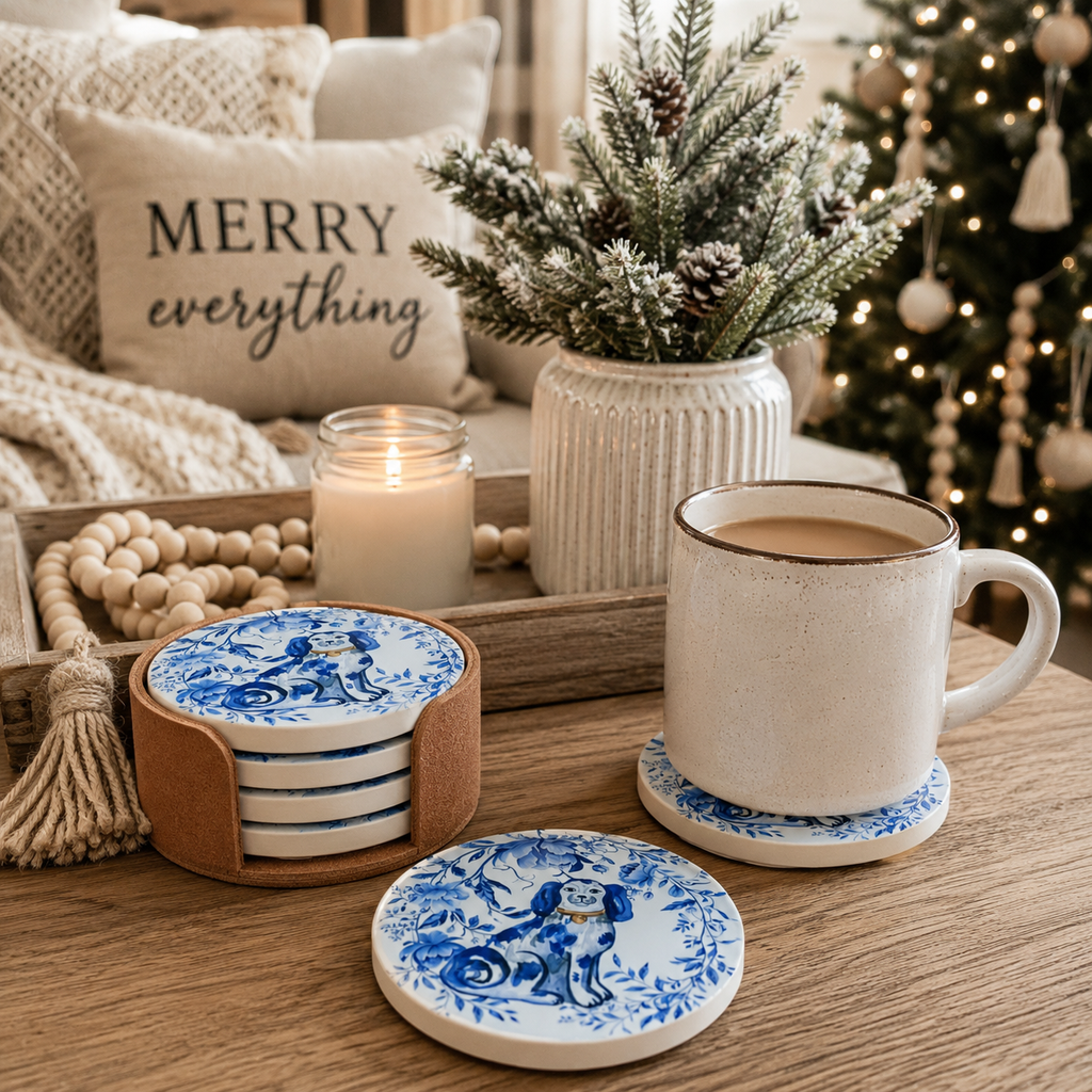 Blue & White Chinoiserie Coasters