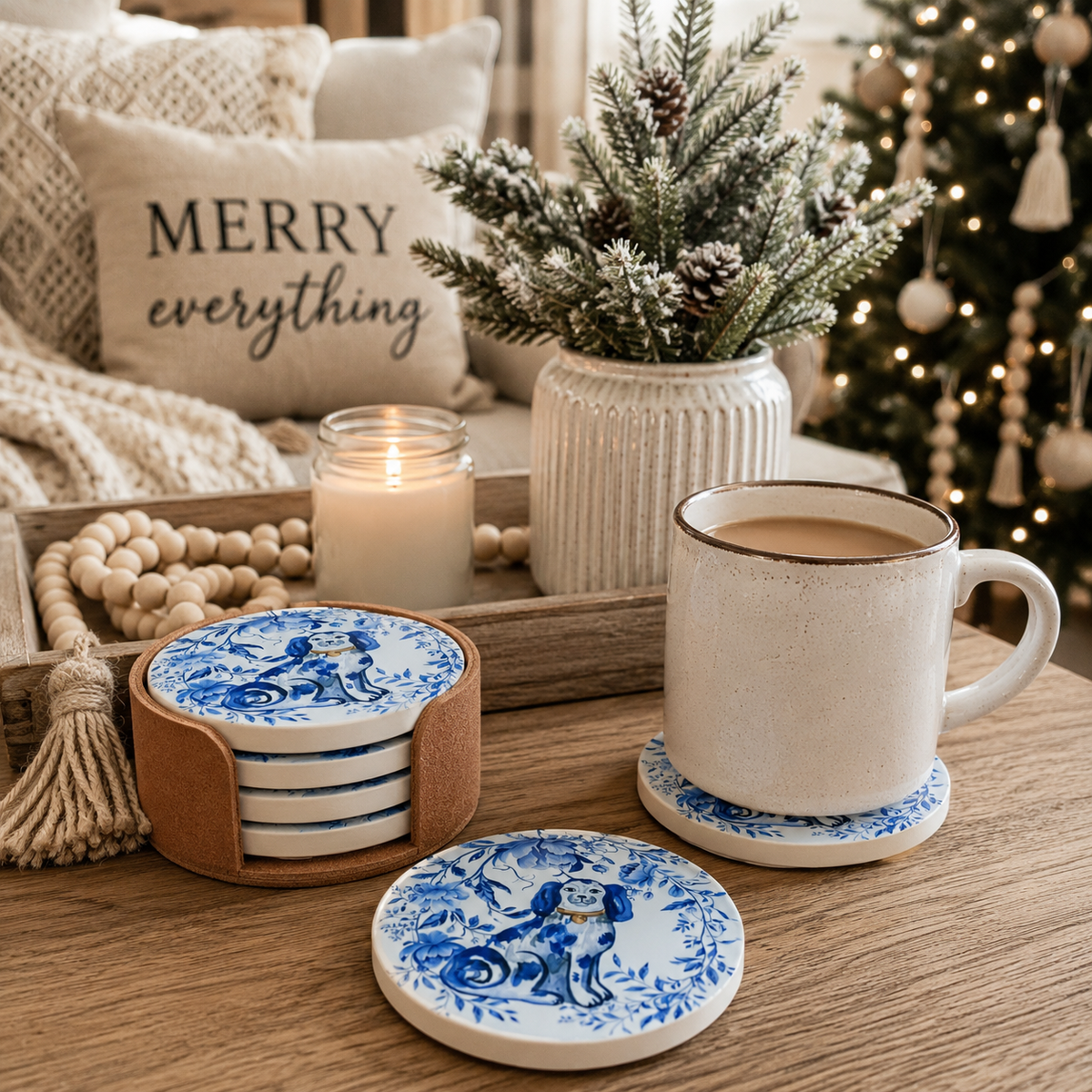 Blue & White Chinoiserie Coasters