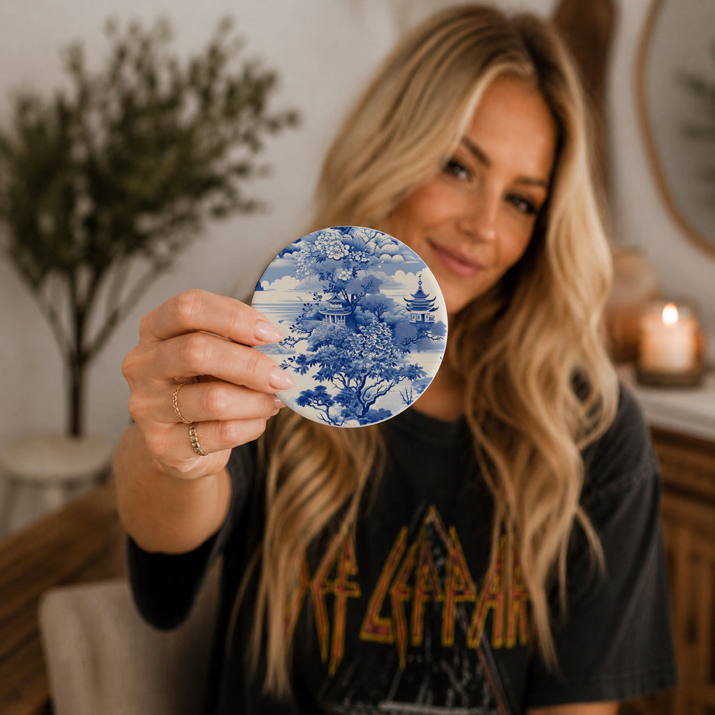 Blue & White Chinoiserie Coasters