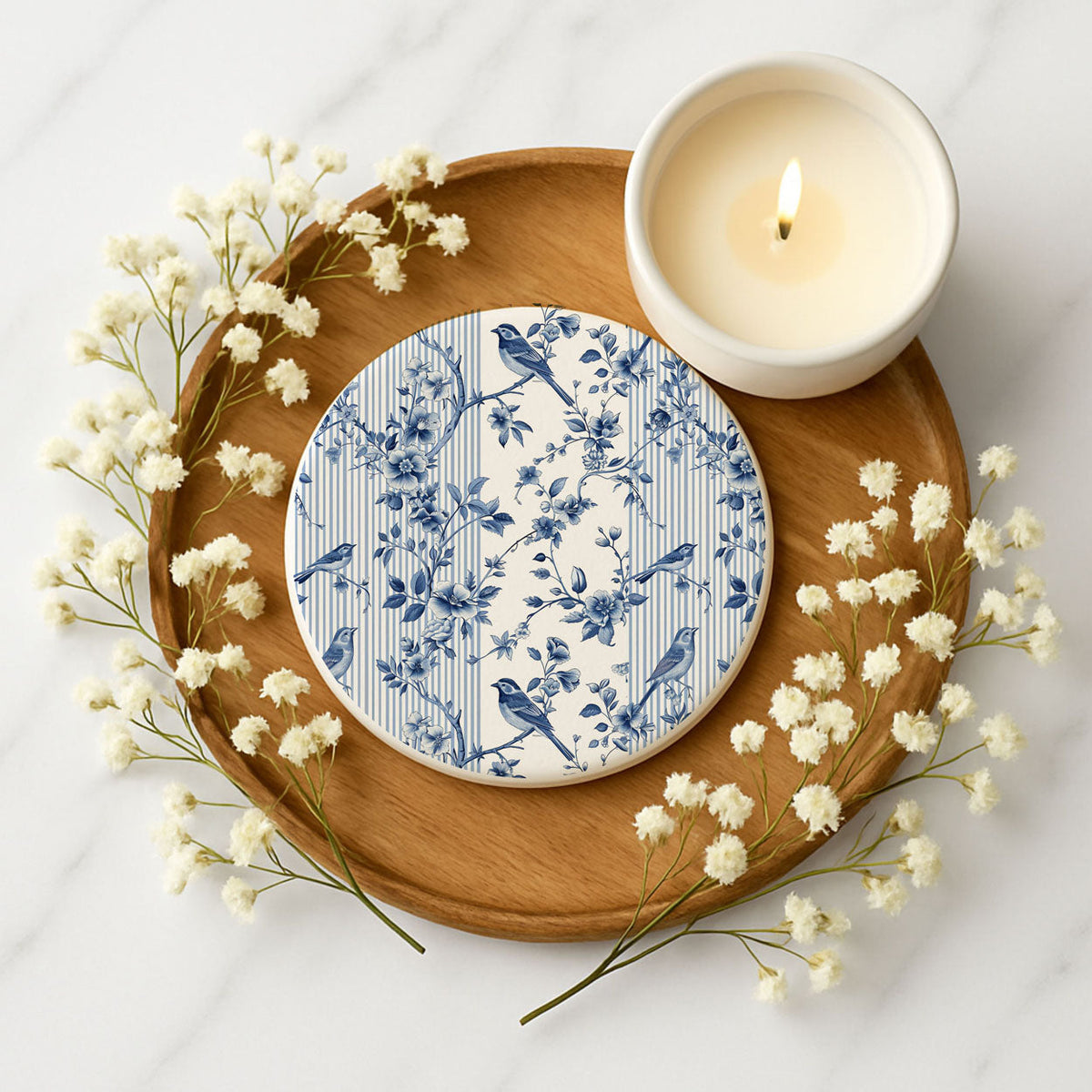 Blue & White Chinoiserie Coasters