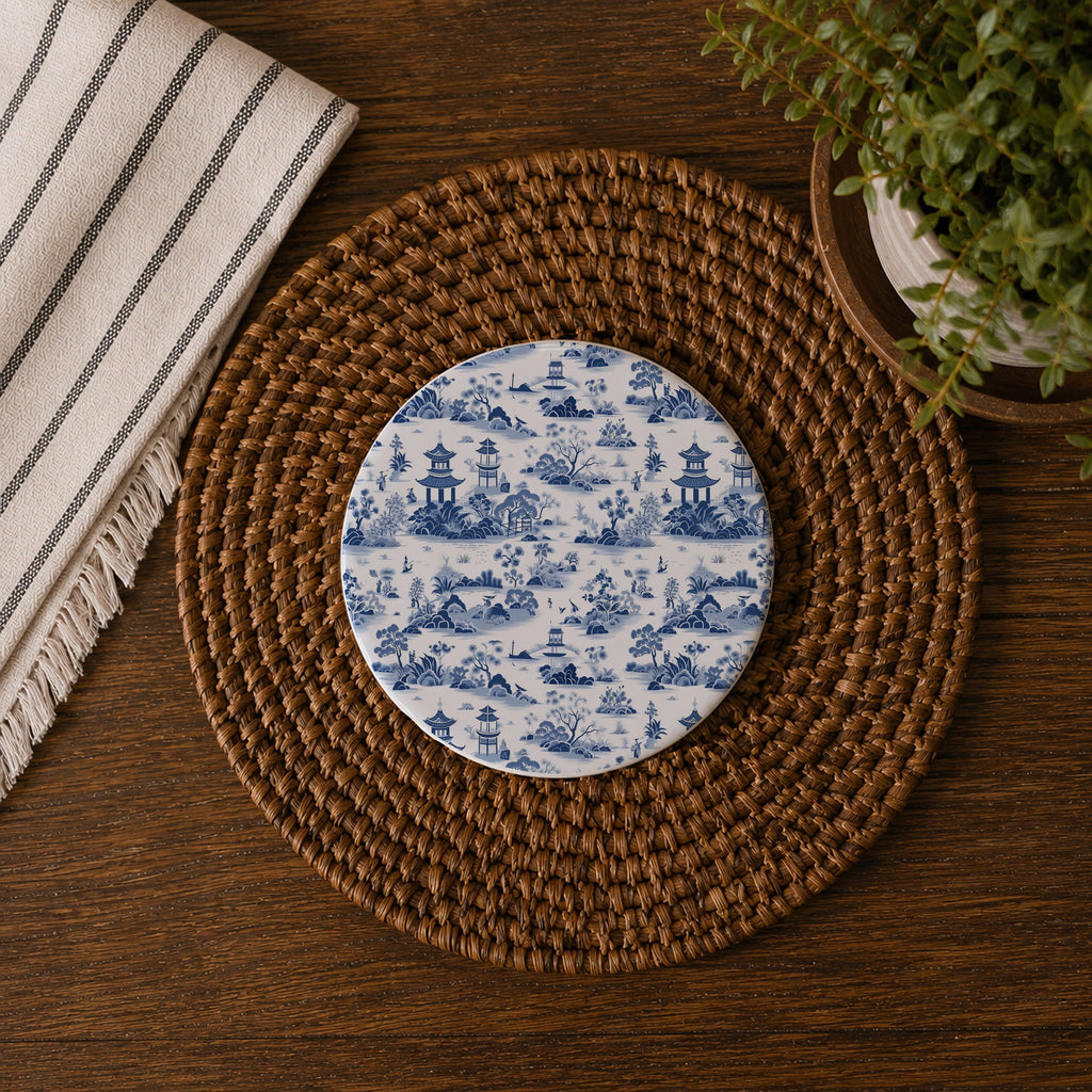 Blue & White Chinoiserie Coasters