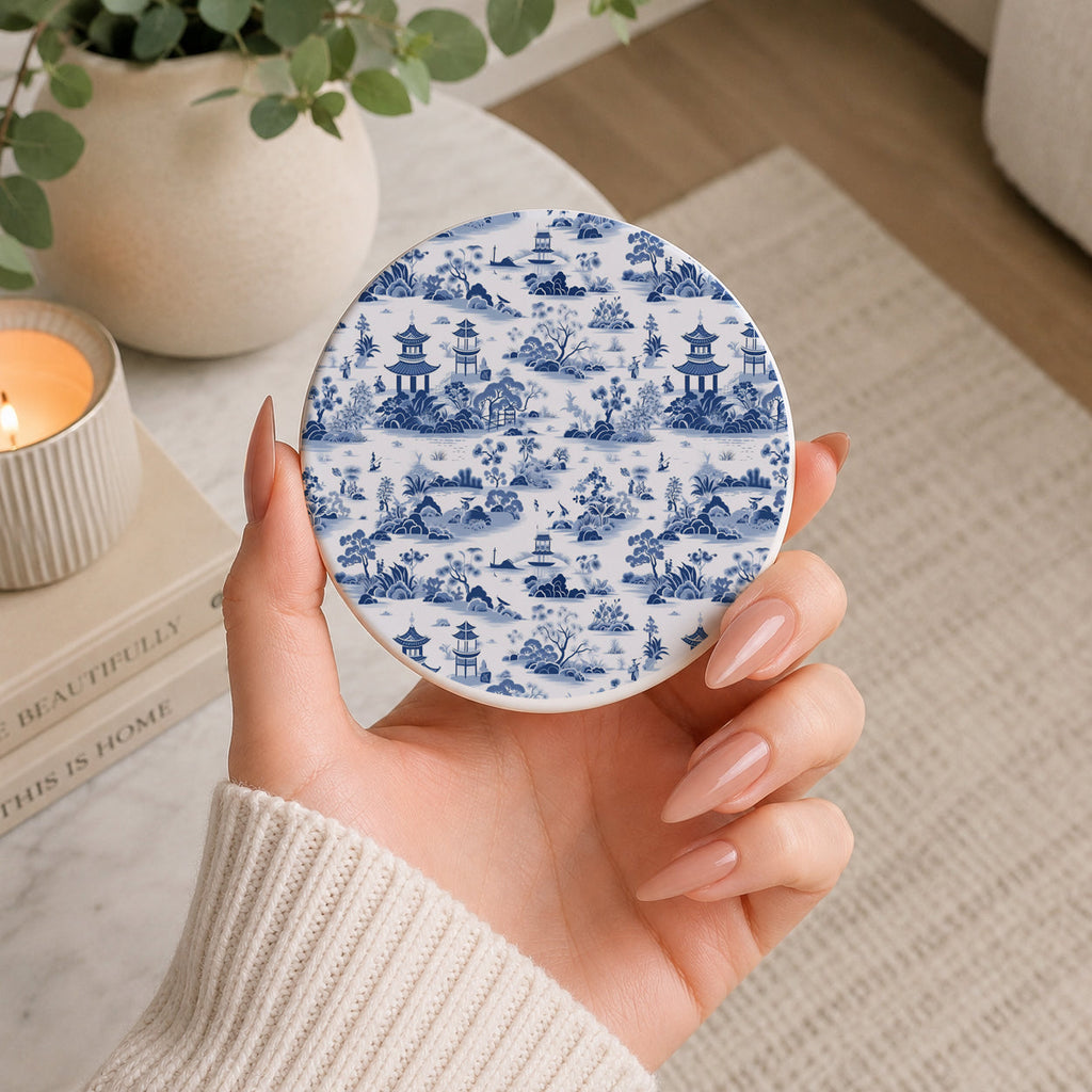 Blue & White Chinoiserie Coasters