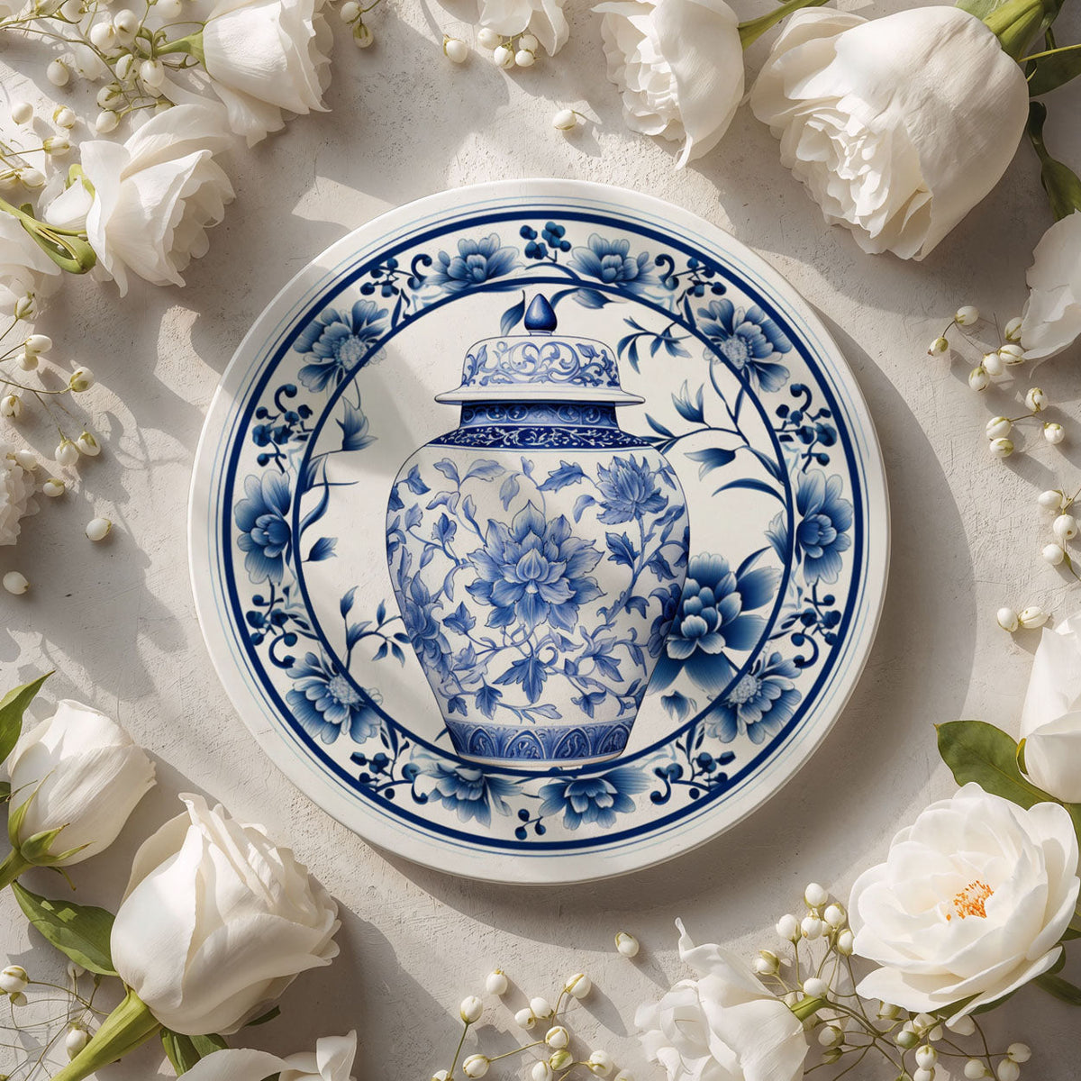 Blue & White Chinoiserie Coasters