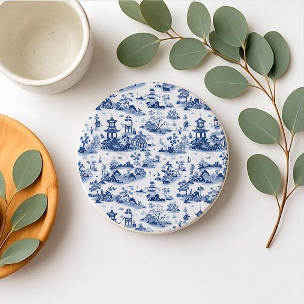 Blue & White Chinoiserie Coasters