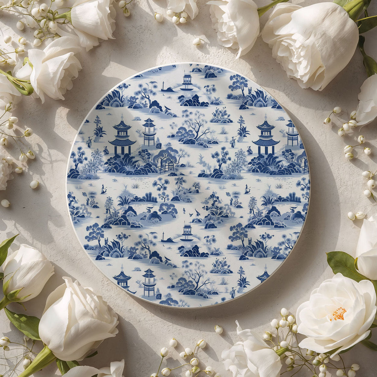 Blue & White Chinoiserie Coasters