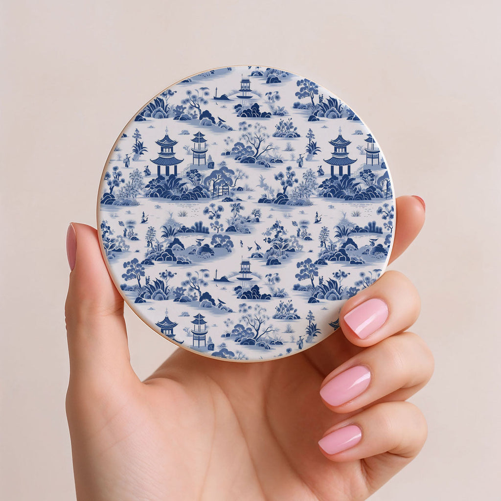 Blue & White Chinoiserie Coasters